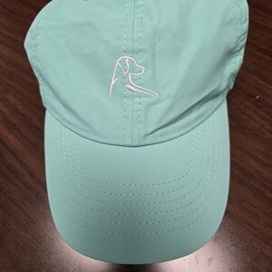 Rhoback Mint Green Performance Baseball Cap with Embroidered Dog